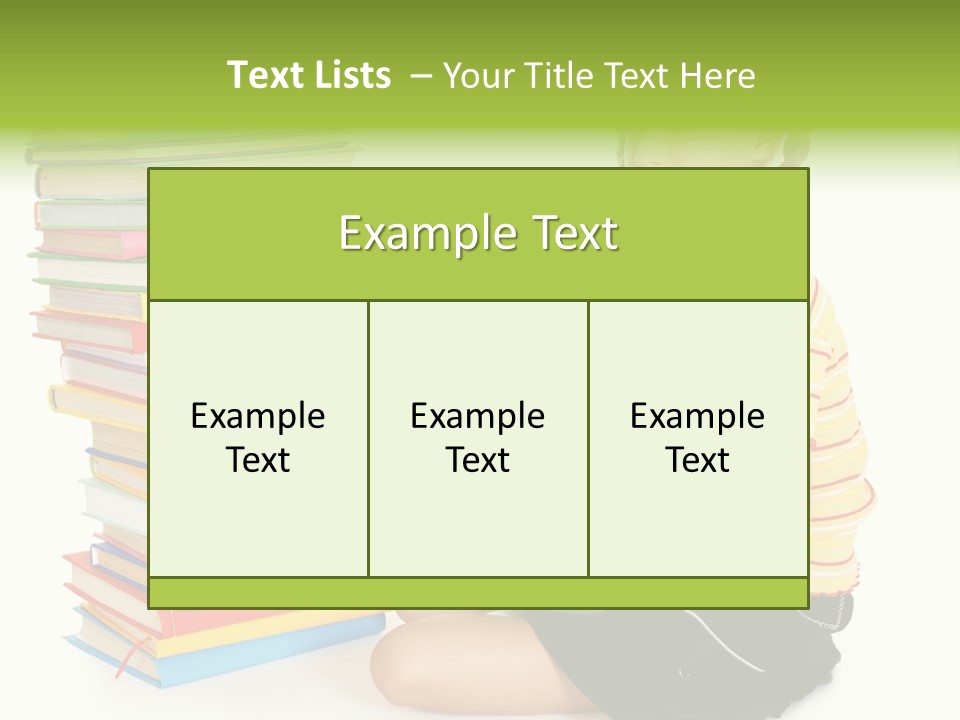 Orange People One Person PowerPoint Template