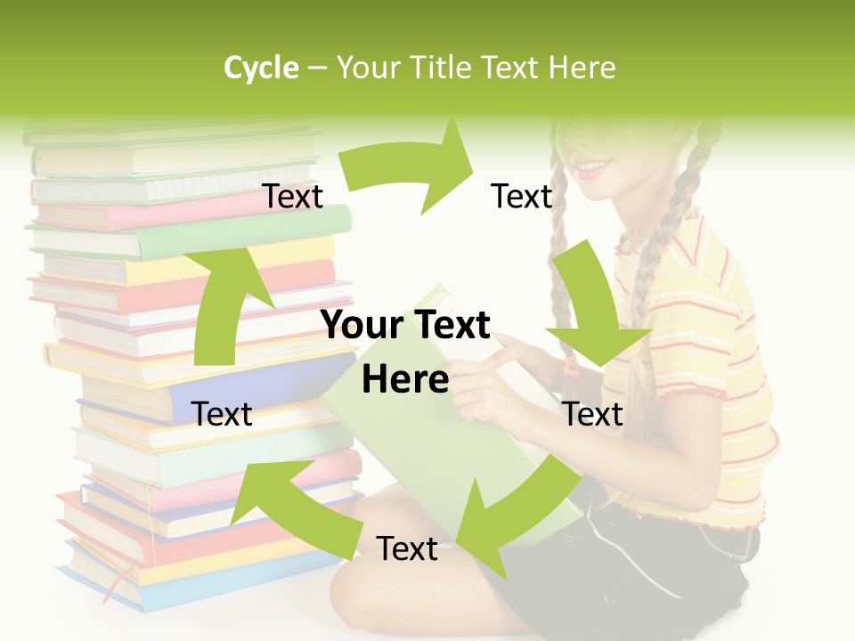 Orange People One Person PowerPoint Template