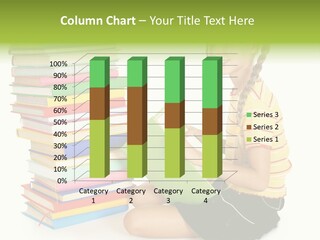 Orange People One Person PowerPoint Template