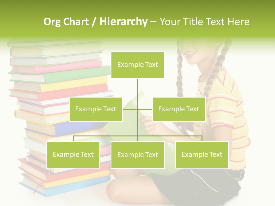 Orange People One Person PowerPoint Template