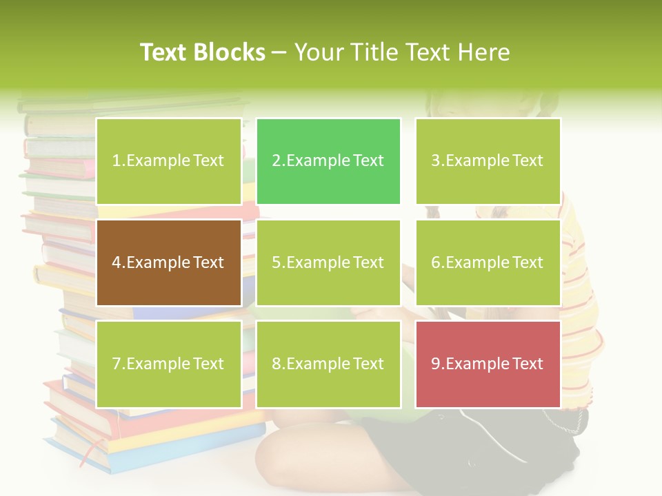 Orange People One Person PowerPoint Template