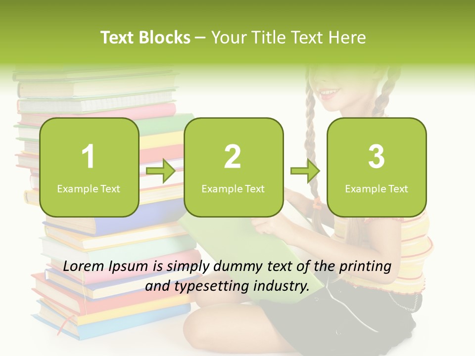 Orange People One Person PowerPoint Template