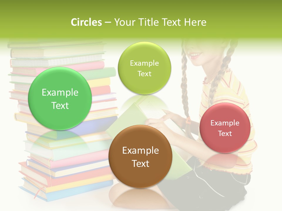 Orange People One Person PowerPoint Template