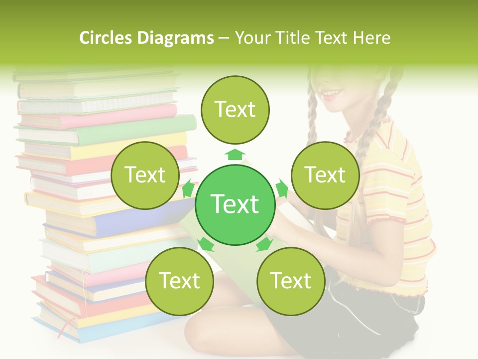 Orange People One Person PowerPoint Template