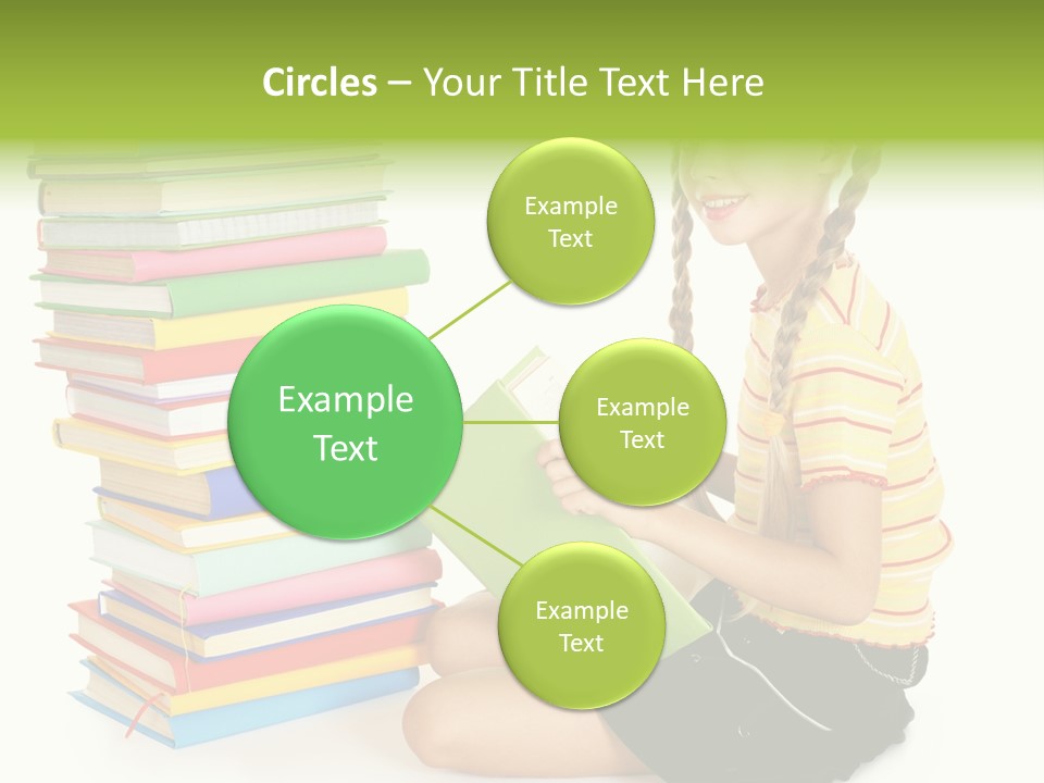 Orange People One Person PowerPoint Template