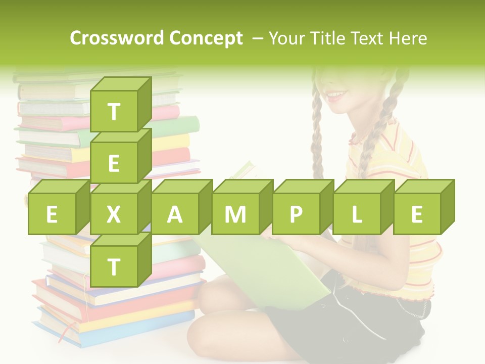 Orange People One Person PowerPoint Template