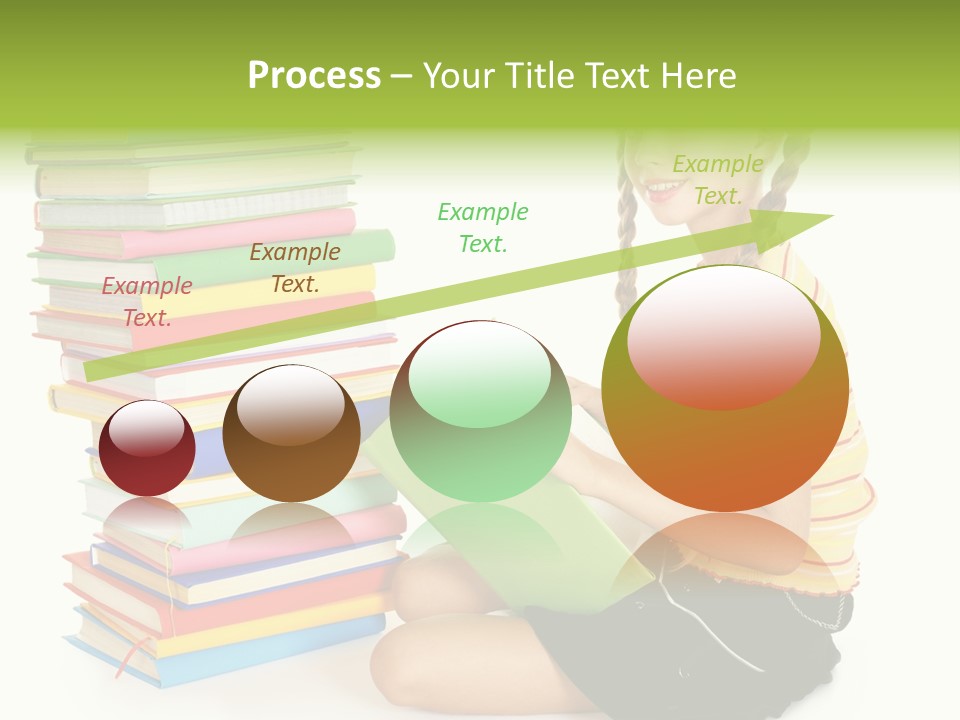 Orange People One Person PowerPoint Template