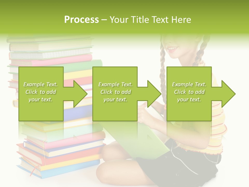 Orange People One Person PowerPoint Template