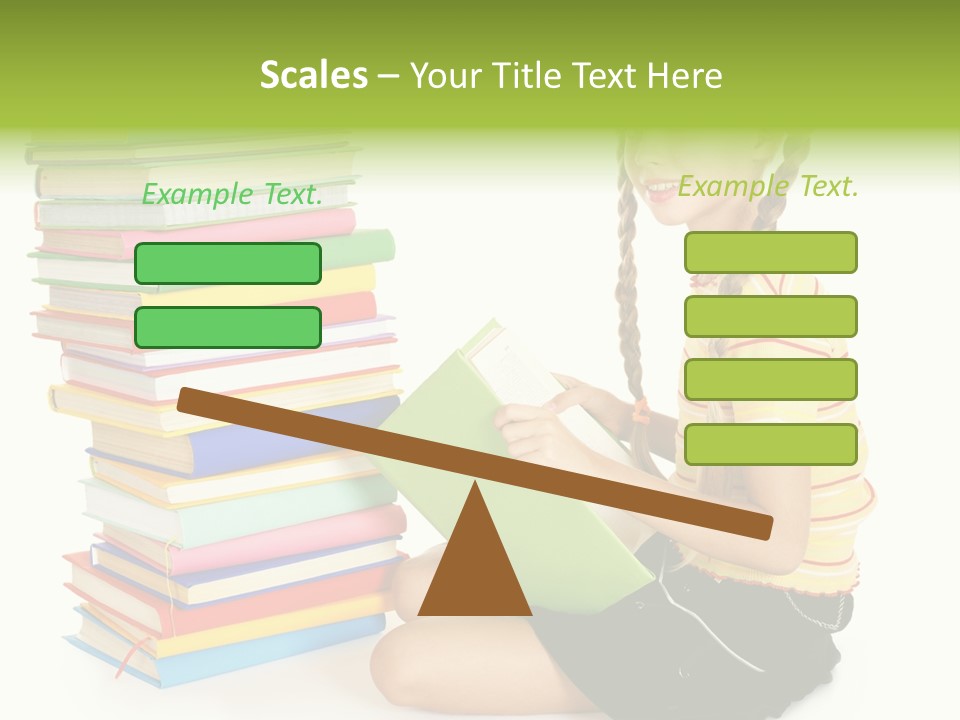 Orange People One Person PowerPoint Template