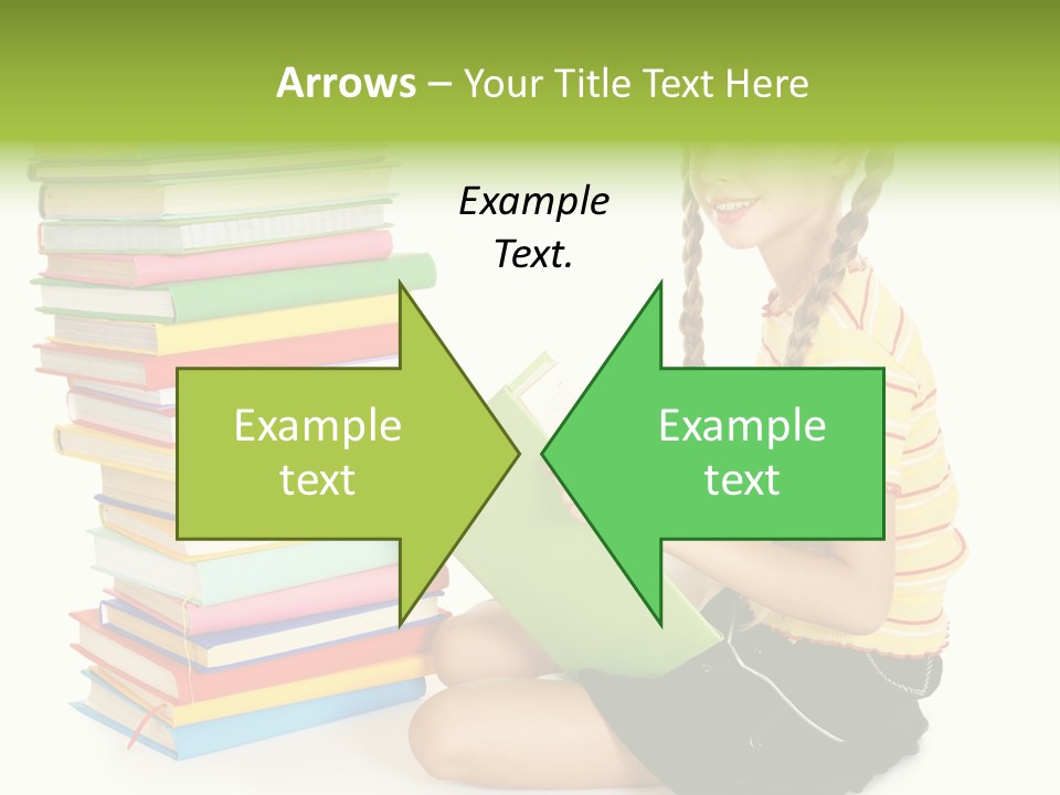 Orange People One Person PowerPoint Template