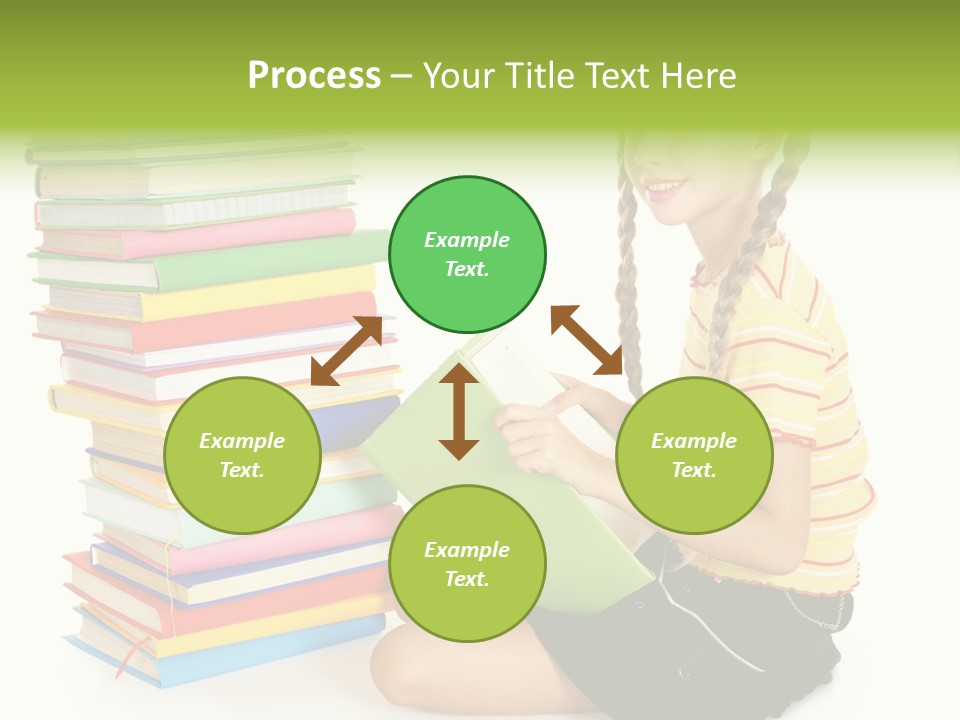 Orange People One Person PowerPoint Template