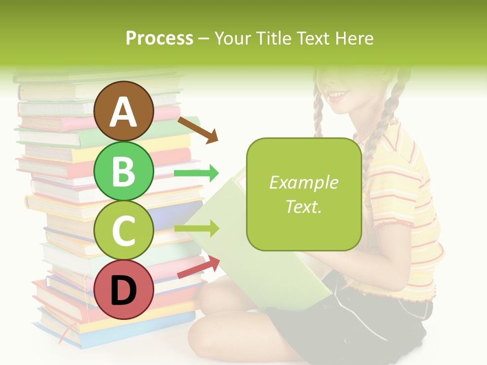 Orange People One Person PowerPoint Template