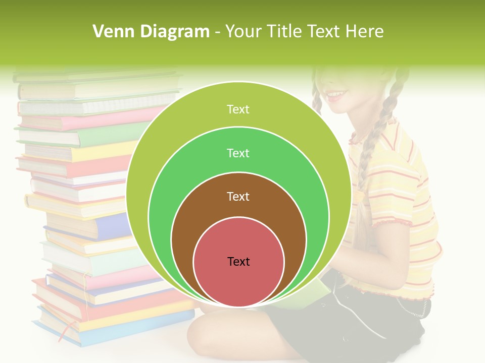 Orange People One Person PowerPoint Template