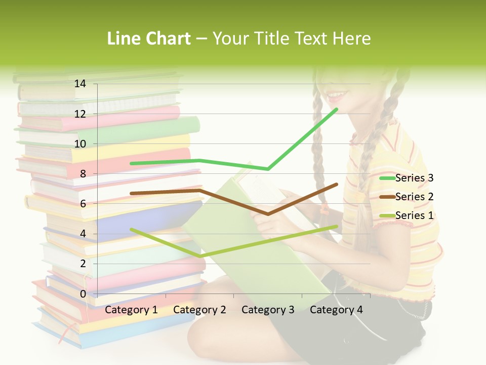 Orange People One Person PowerPoint Template