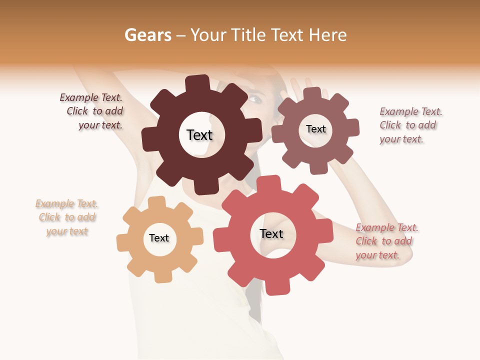 Wine Space Eating PowerPoint Template