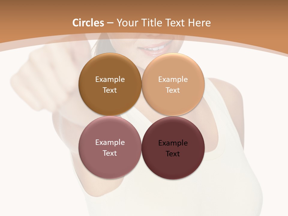 Red Eating Copy PowerPoint Template