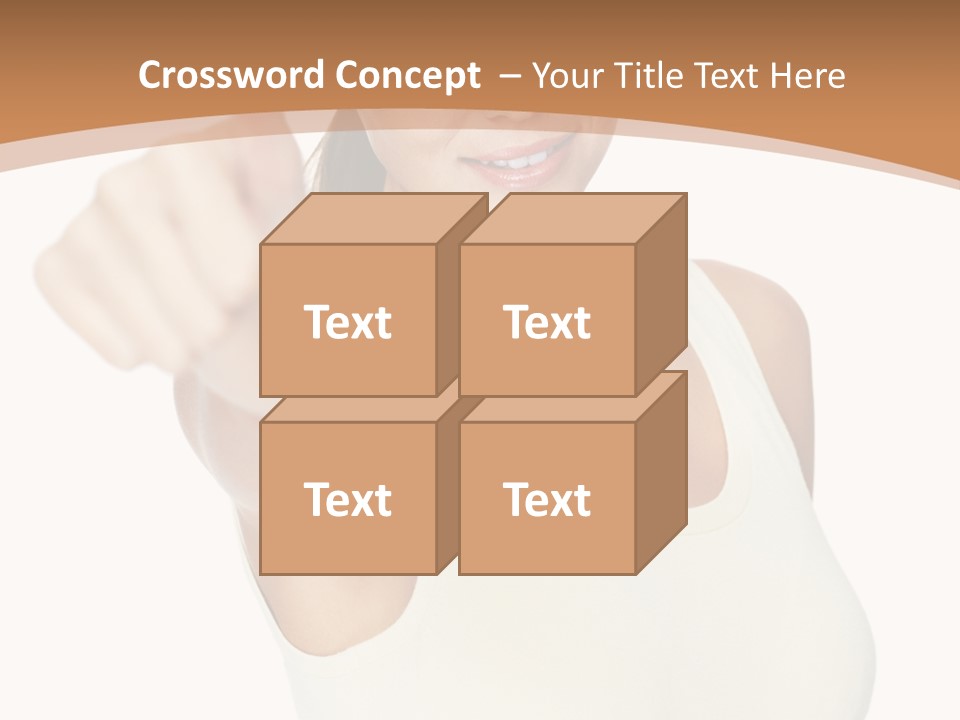 Red Eating Copy PowerPoint Template