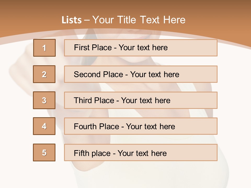 Red Eating Copy PowerPoint Template