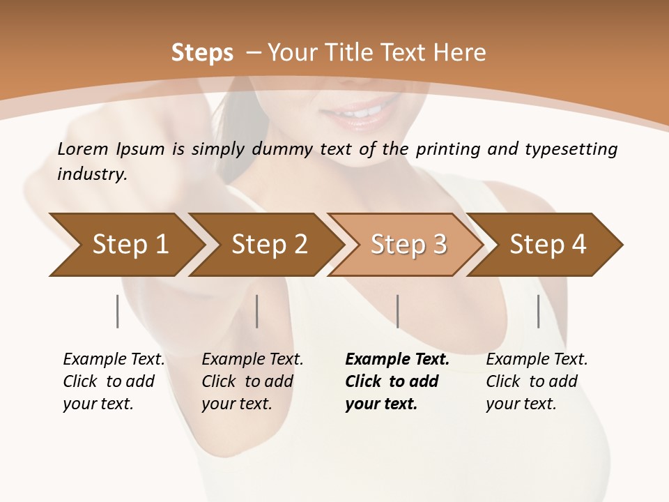 Red Eating Copy PowerPoint Template