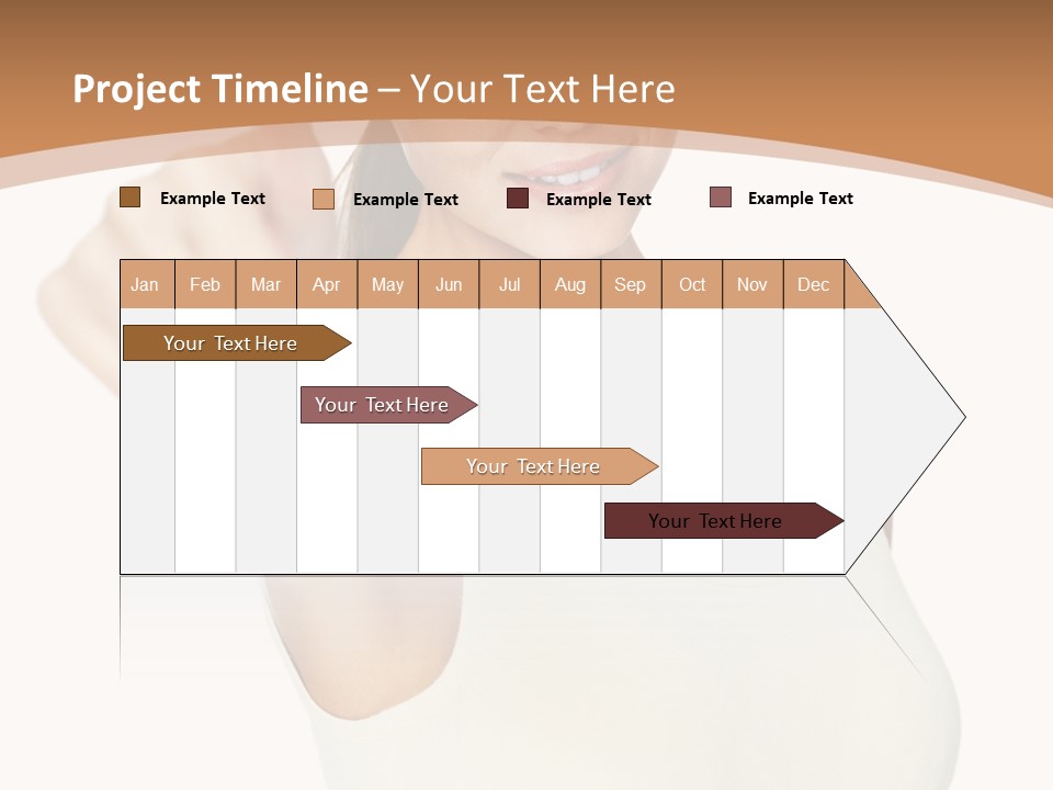 Red Eating Copy PowerPoint Template