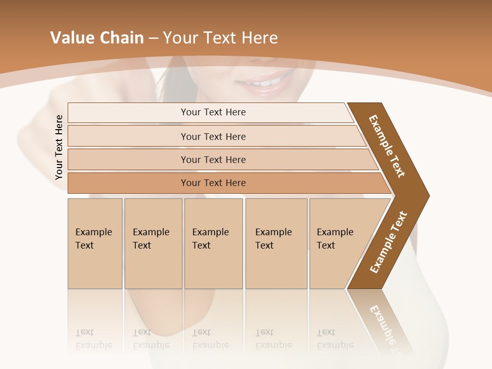 Red Eating Copy PowerPoint Template