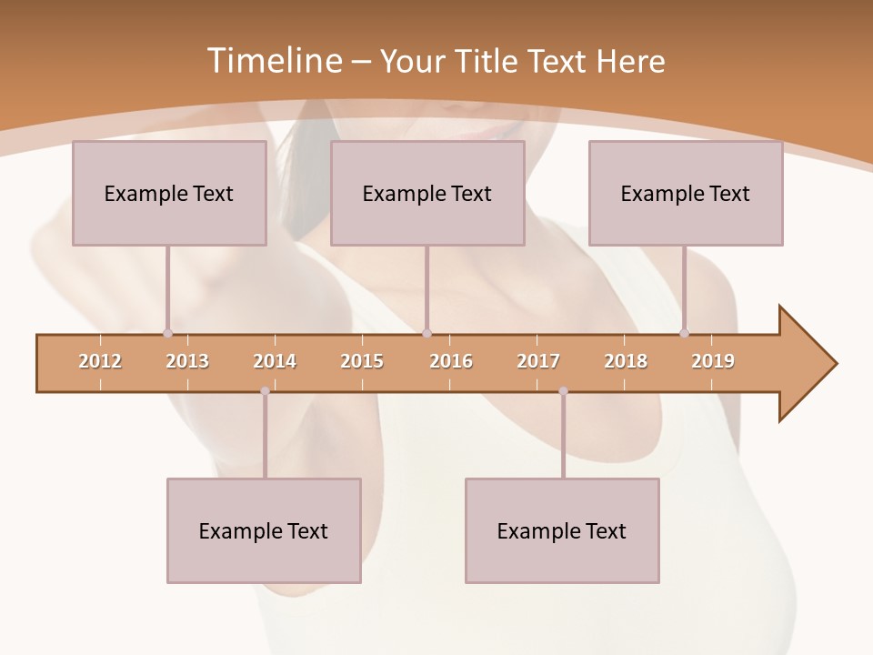 Red Eating Copy PowerPoint Template