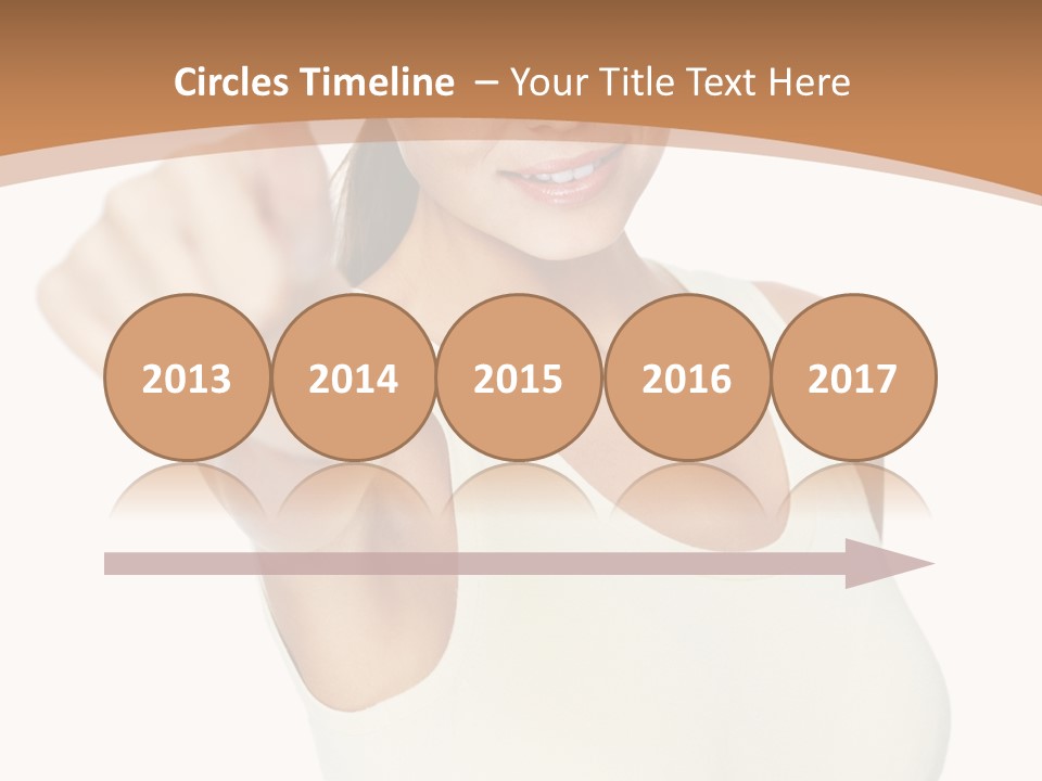 Red Eating Copy PowerPoint Template