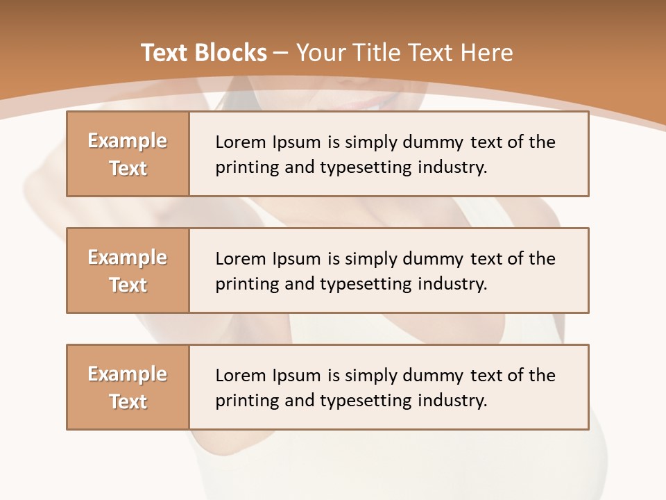 Red Eating Copy PowerPoint Template