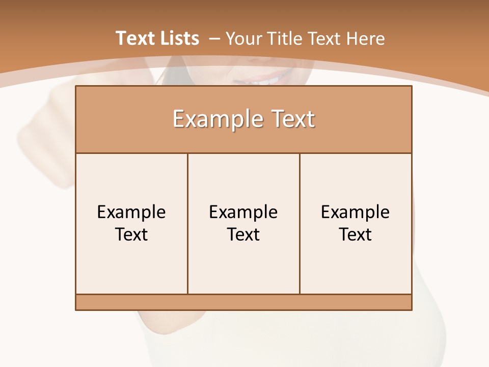 Red Eating Copy PowerPoint Template