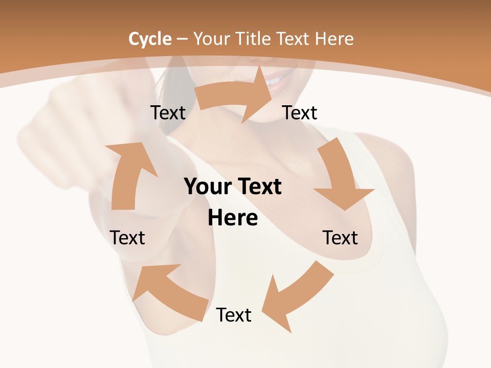 Red Eating Copy PowerPoint Template