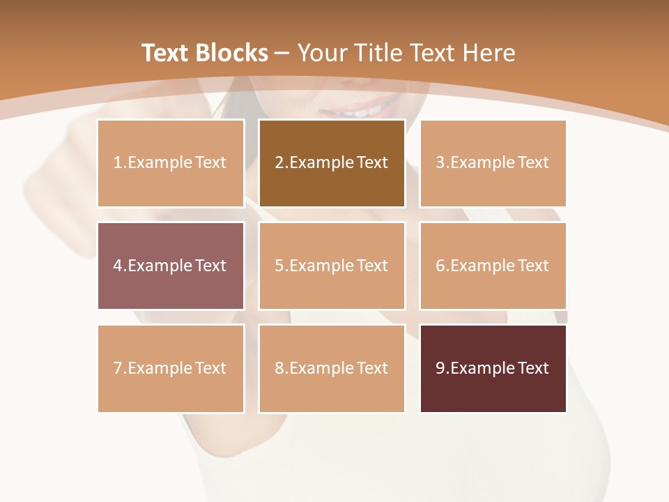 Red Eating Copy PowerPoint Template