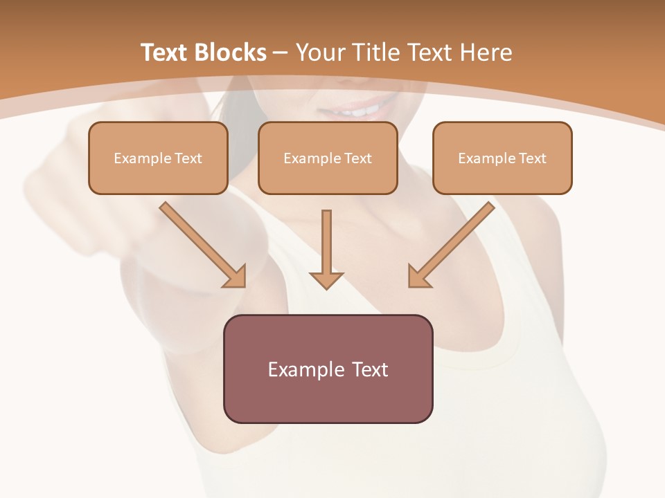 Red Eating Copy PowerPoint Template