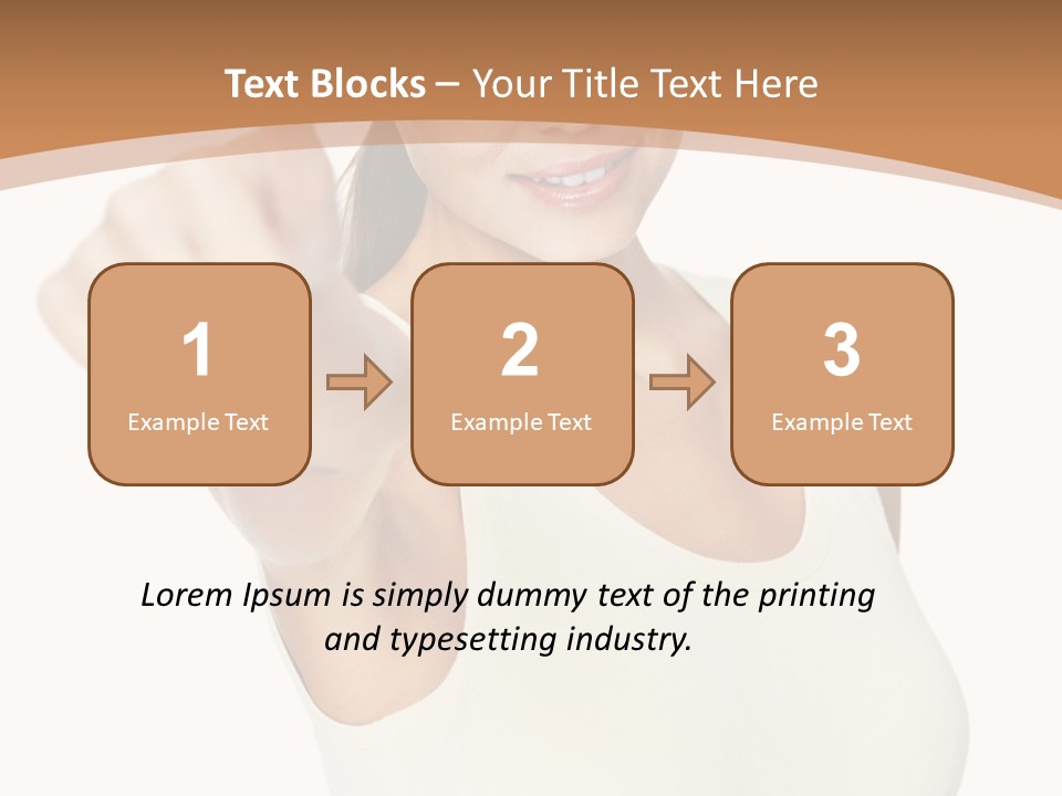 Red Eating Copy PowerPoint Template