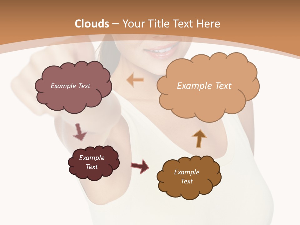 Red Eating Copy PowerPoint Template