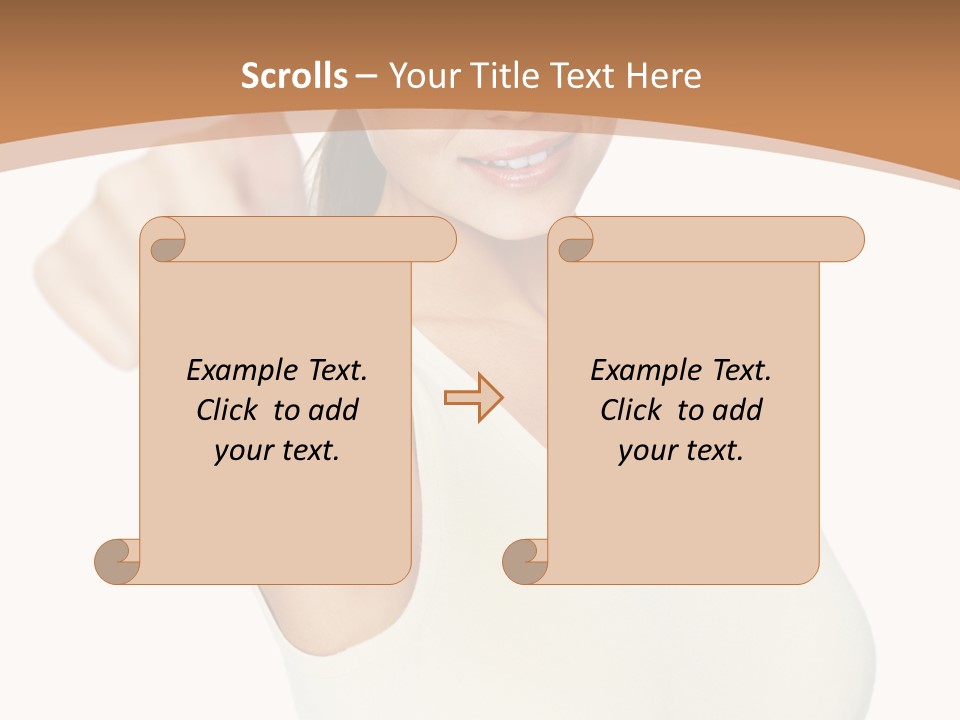 Red Eating Copy PowerPoint Template