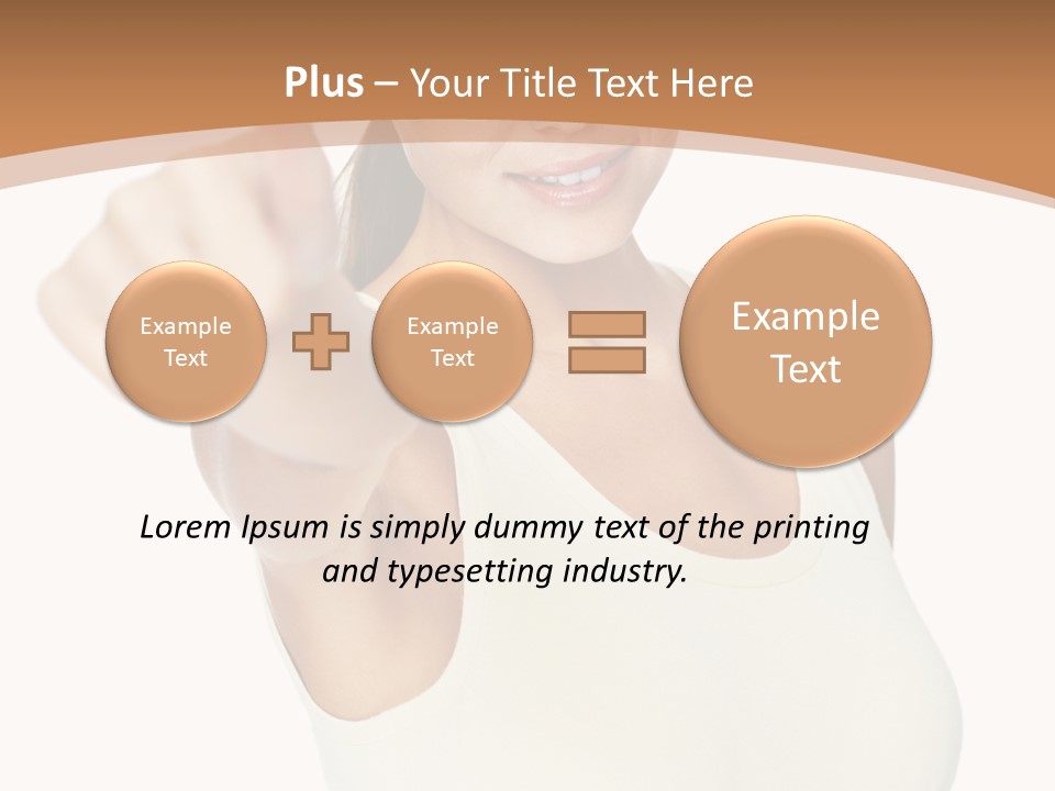 Red Eating Copy PowerPoint Template