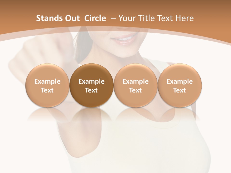 Red Eating Copy PowerPoint Template