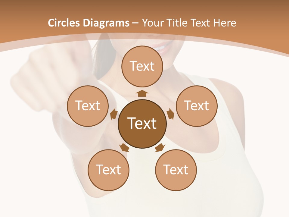 Red Eating Copy PowerPoint Template