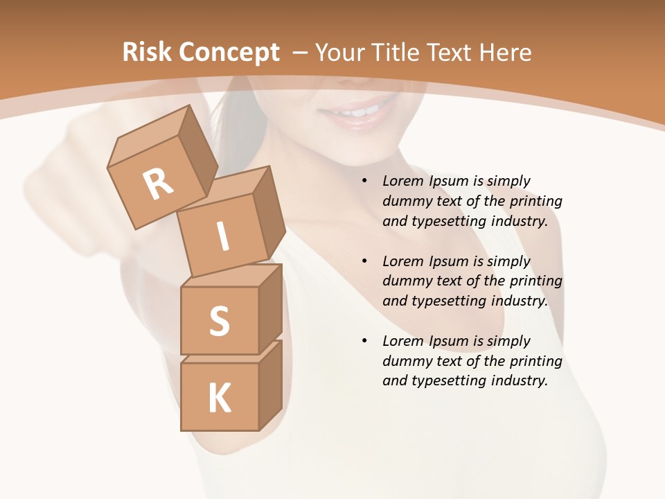 Red Eating Copy PowerPoint Template