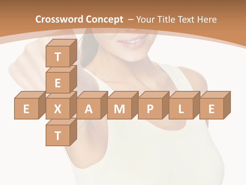 Red Eating Copy PowerPoint Template