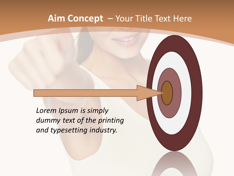 Red Eating Copy PowerPoint Template