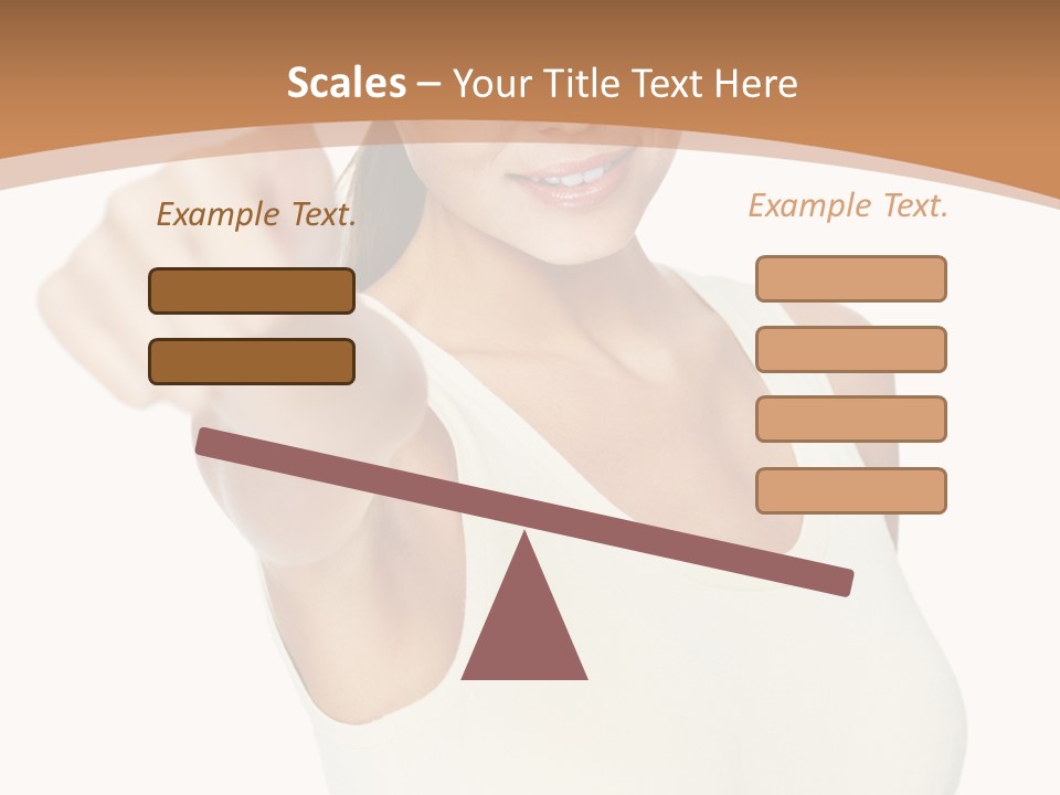 Red Eating Copy PowerPoint Template