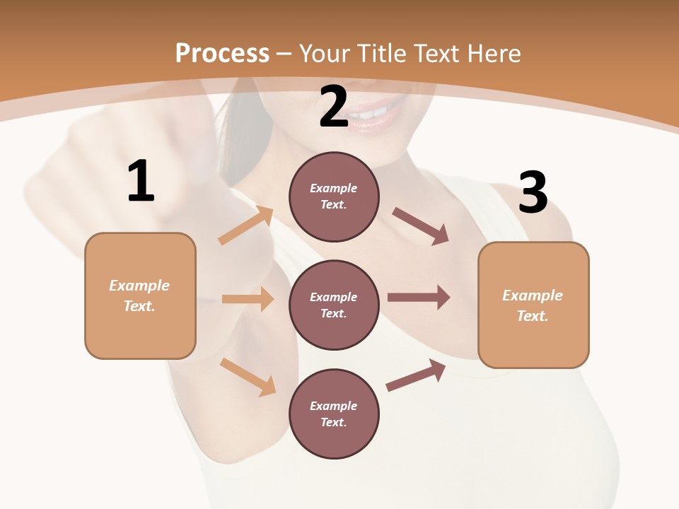 Red Eating Copy PowerPoint Template