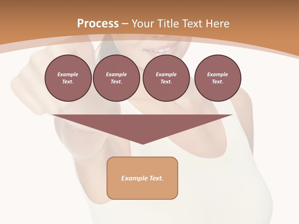 Red Eating Copy PowerPoint Template