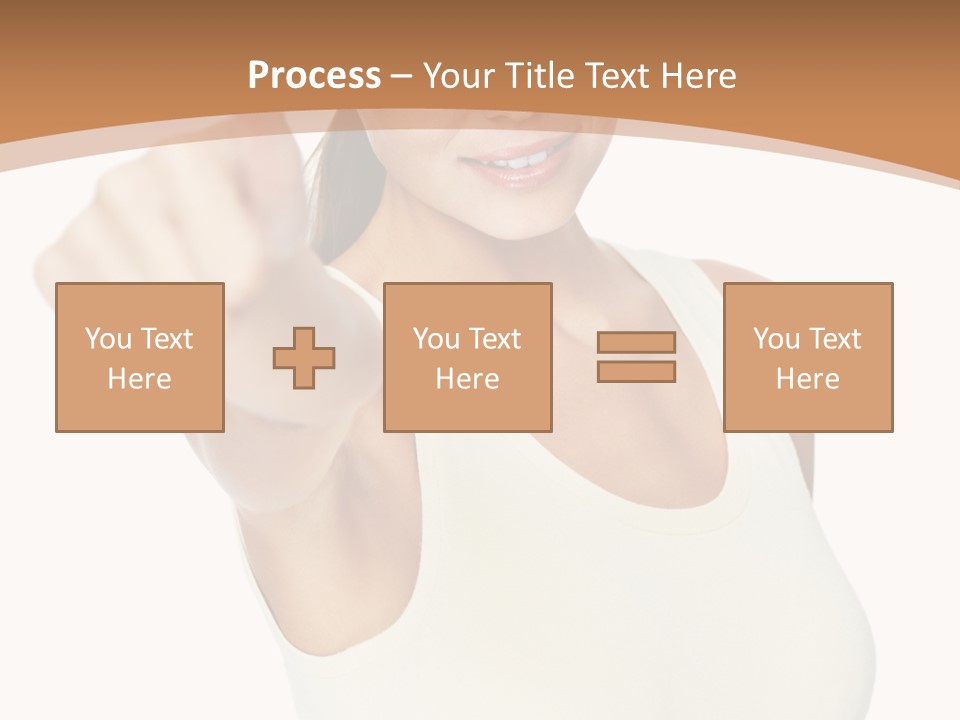 Red Eating Copy PowerPoint Template