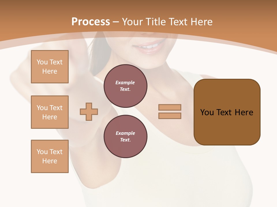 Red Eating Copy PowerPoint Template