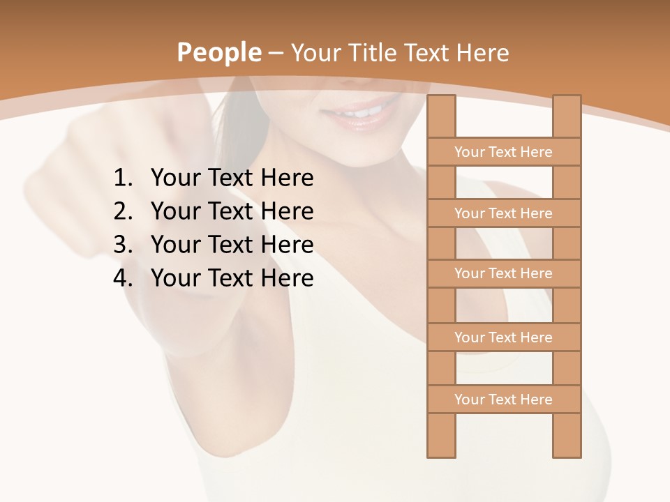 Red Eating Copy PowerPoint Template