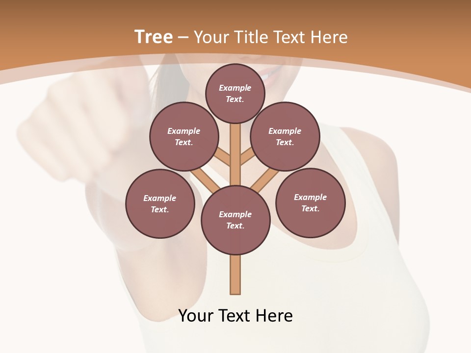 Red Eating Copy PowerPoint Template