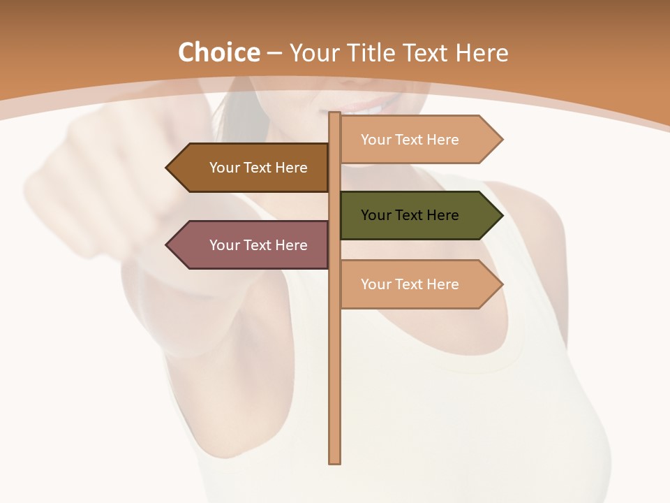 Red Eating Copy PowerPoint Template