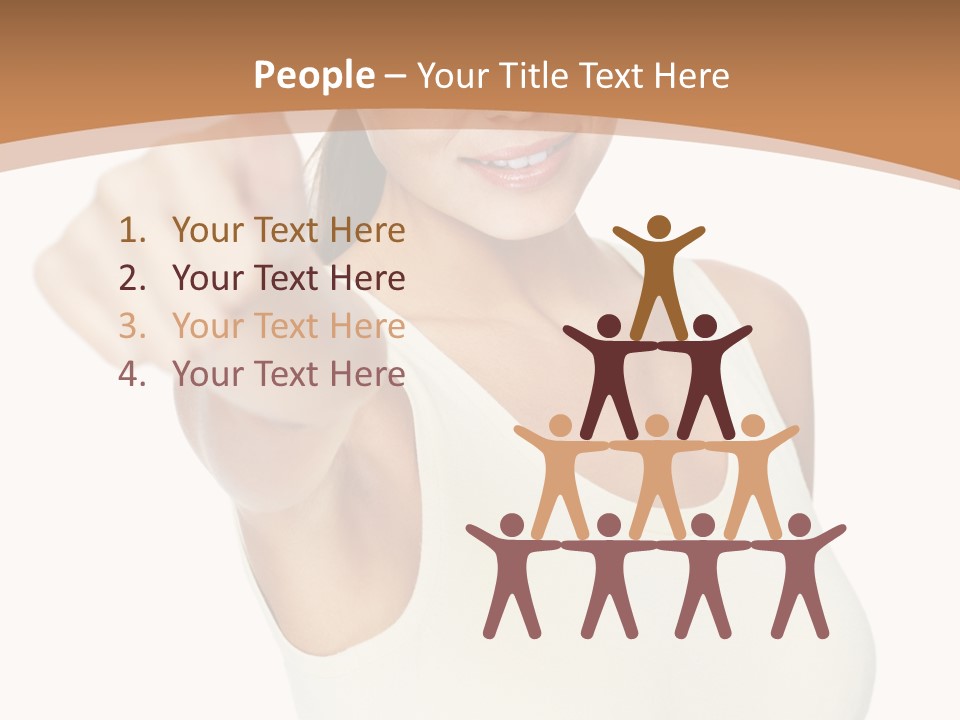 Red Eating Copy PowerPoint Template